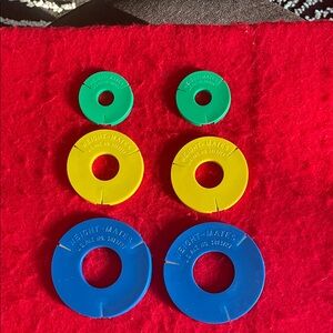 Vintage Weight-Mates: Set of 6 (3 pairs) Sewing Pattern Quilting Craft Weights